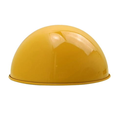 Dome Lamp Shade 40 cm – Easy Fit, 8 Colours - Yellow, 40 cm with Reducer Ring, Single