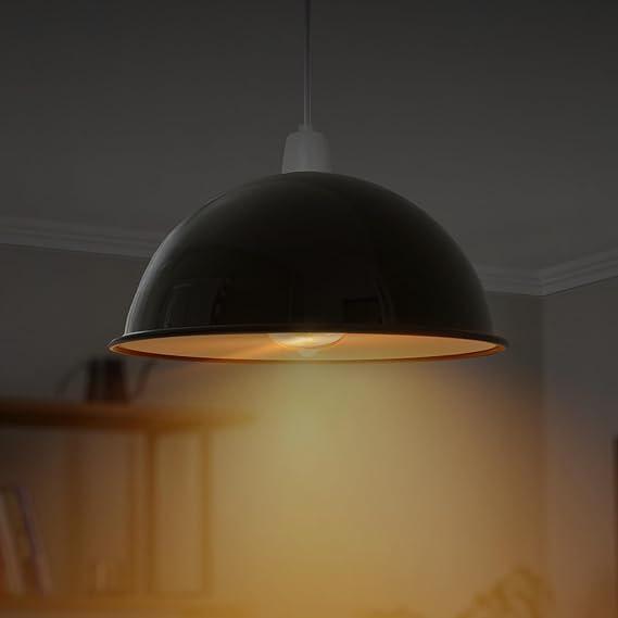 Dome Lamp Shade 40 cm – Easy Fit, 8 Colours