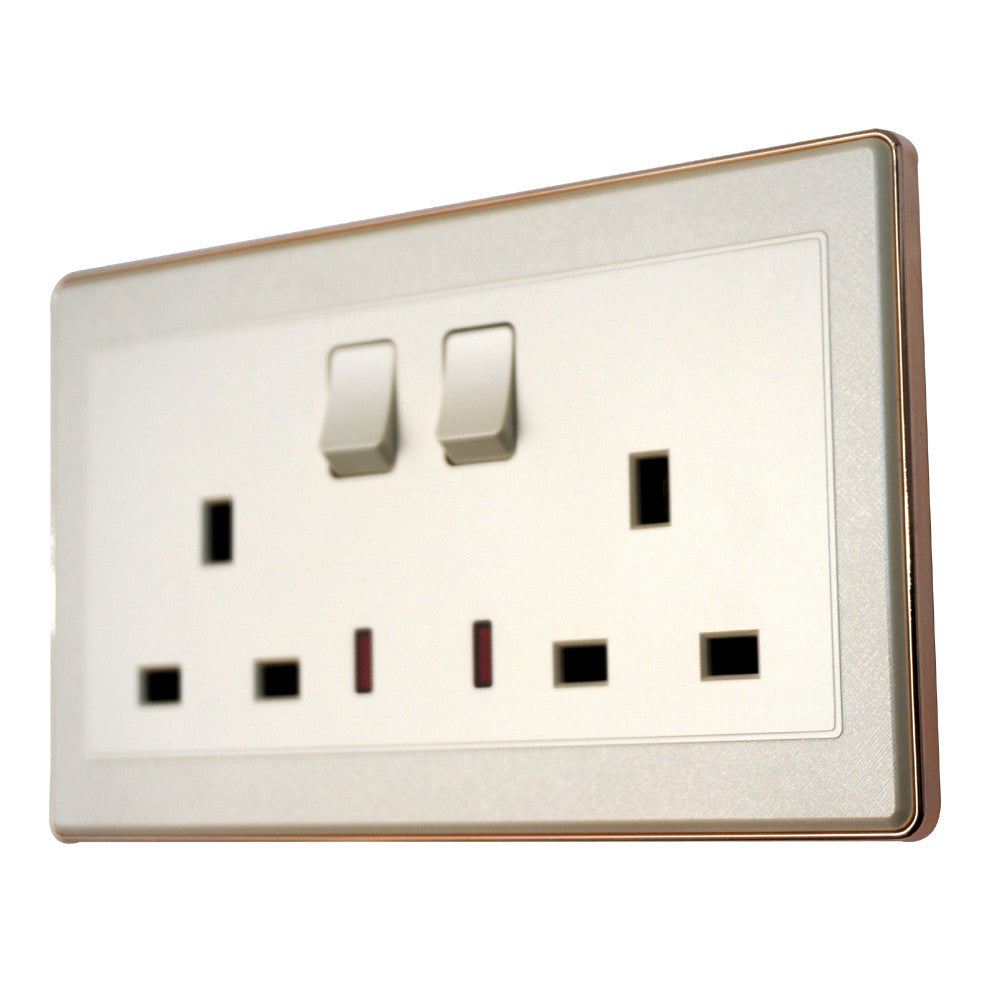 Double Wall Socket 13A 2 Gang UK - photo 4