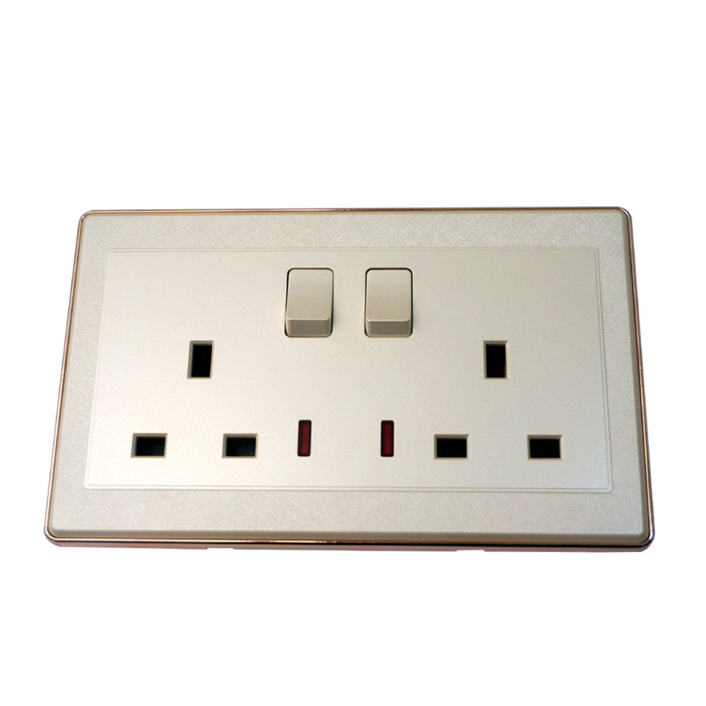 Double Wall Socket 13A 2 Gang UK - photo 3