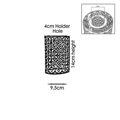 Filigree Drum Cage Lamp Shade – Easy Fit, 6 Finishes - photo 4