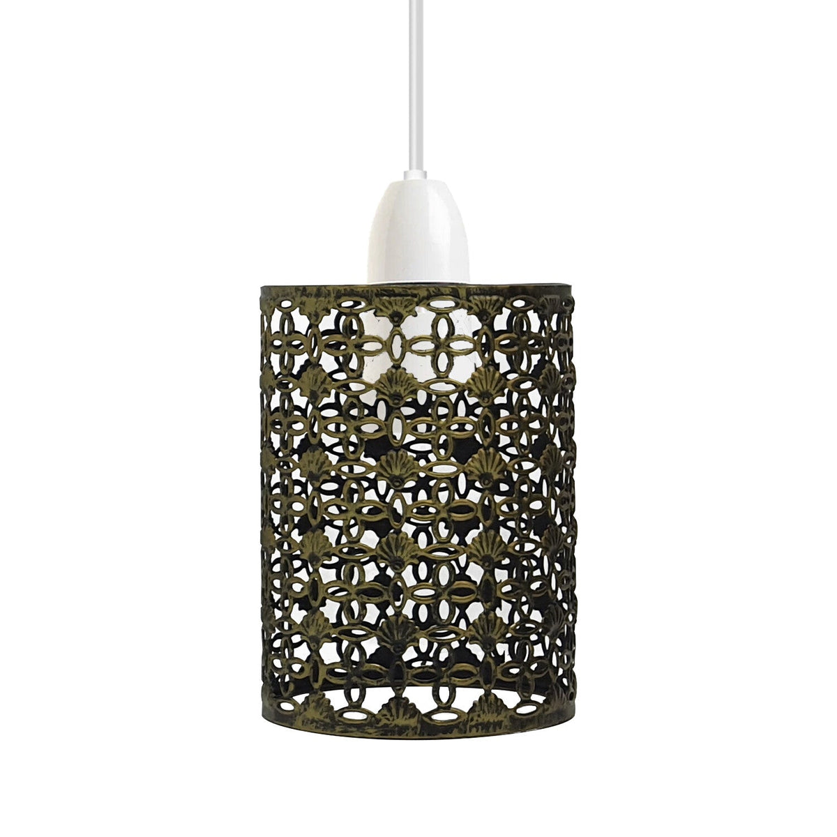 Filigree Drum Cage Lamp Shade – Easy Fit, 6 Finishes - photo 13