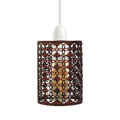 Filigree Drum Cage Lamp Shade – Easy Fit, 6 Finishes - photo 15