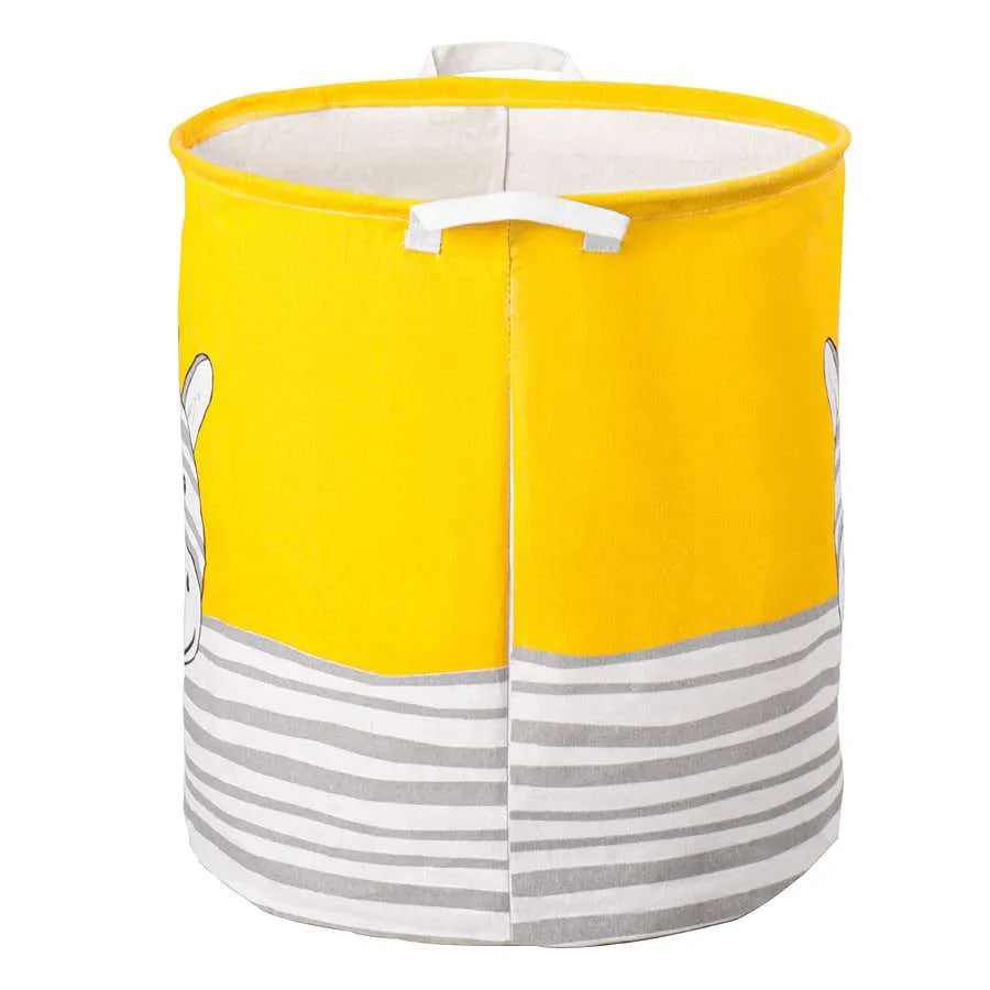Kids' Laundry Basket – Zebra or Rainbow Print, Foldable Cotton, 45 x 45 cm - photo 11