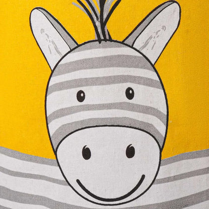 Kids' Laundry Basket – Zebra or Rainbow Print, Foldable Cotton, 45 x 45 cm - photo 9
