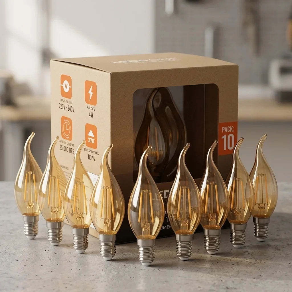 E14 C35 LED Candle Filament Bulb - photo 11