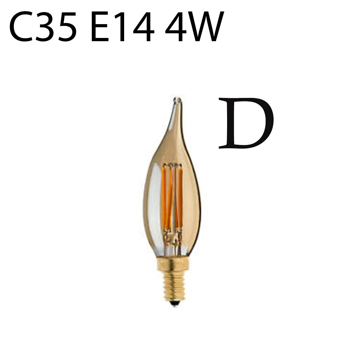 E14 C35 LED Candle Filament Bulb - photo 14