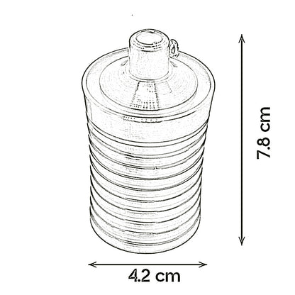 Grooved E27 Lamp Holder – 110-240V, Max 60W, 4 Finishes - photo 3