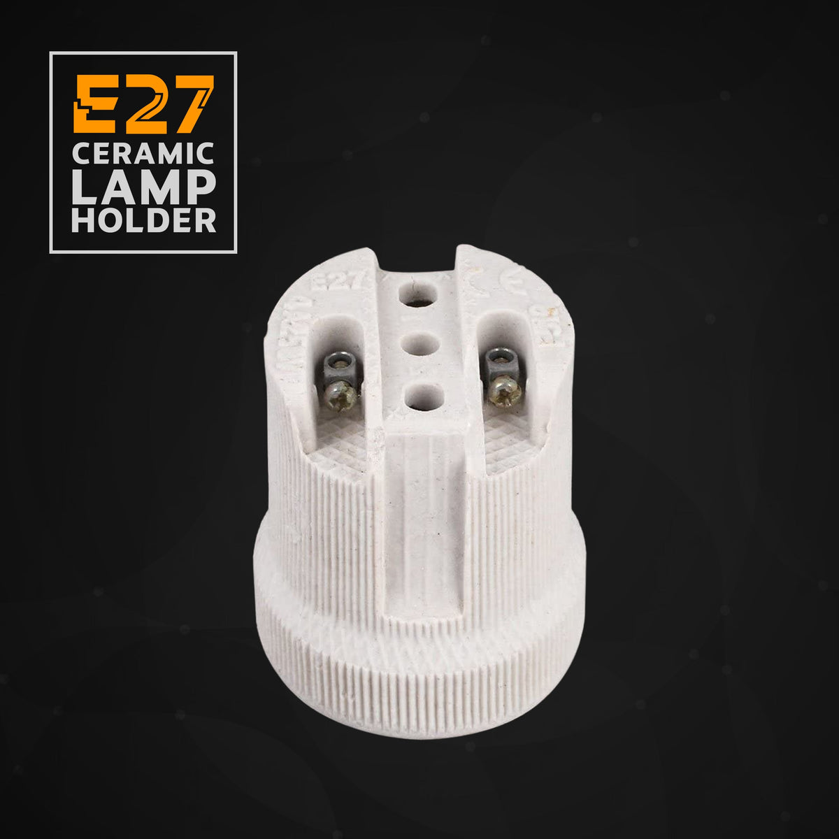 Porcelain E27 Lamp Holder – Heat Resistant, 40 x 44 mm - photo 4