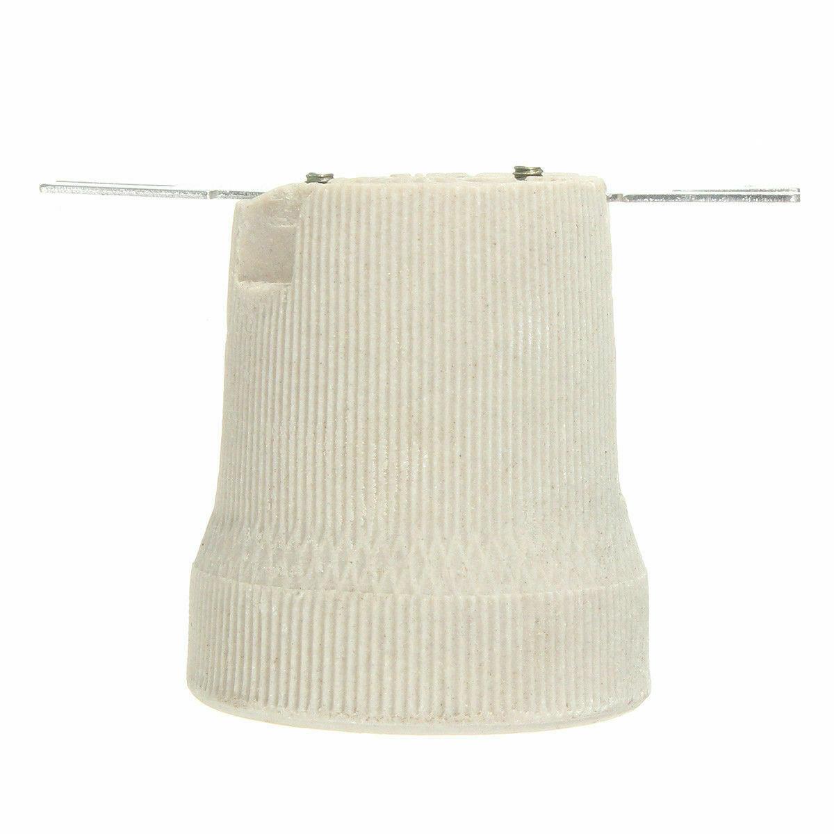 Ceramic E27 Lamp Holder with Strap Bracket – 41 x 45 mm - photo 8