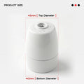 E27 Lamp Holders – White Heat-Resistant or Black Threaded