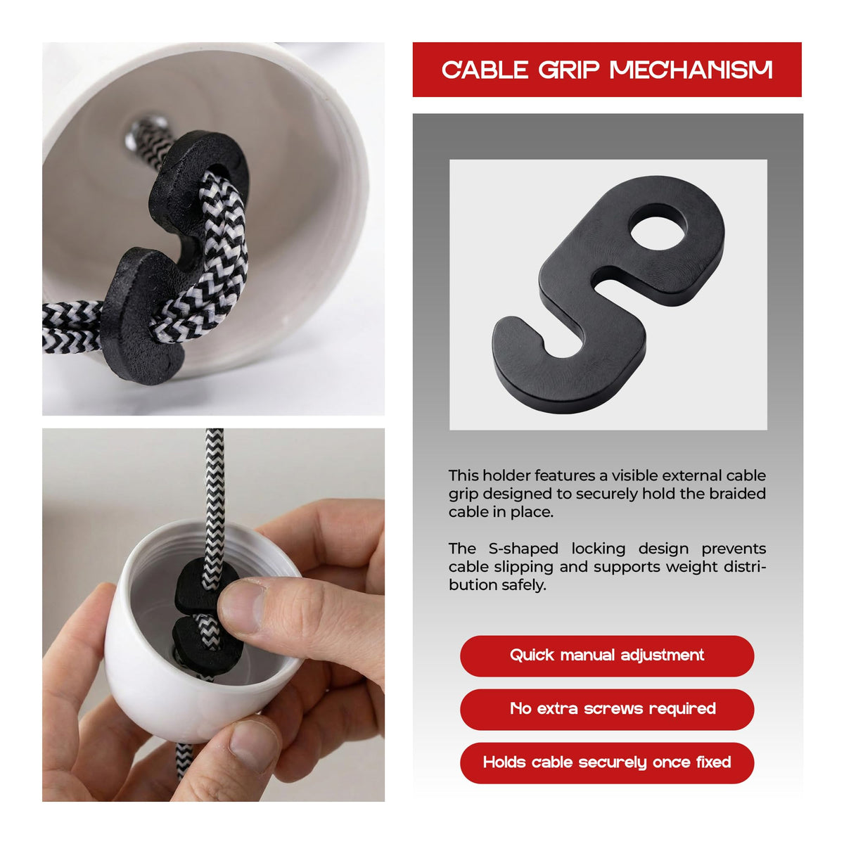 E27 Lamp Holders – White Heat-Resistant or Black Threaded - photo 5