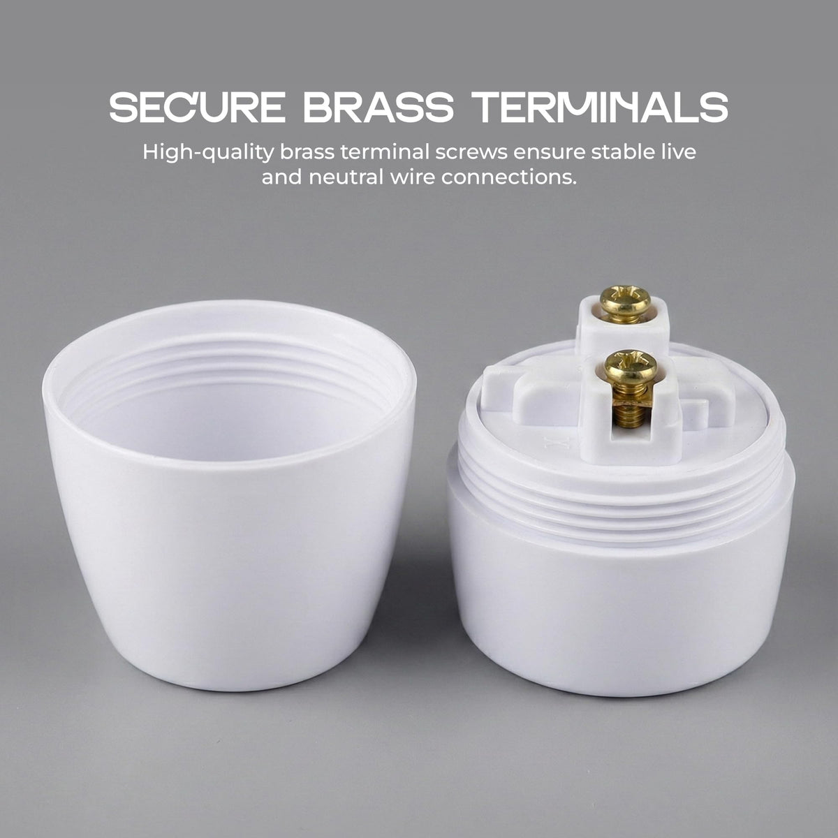 E27 Lamp Holders – White Heat-Resistant or Black Threaded - photo 6