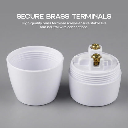 E27 Lamp Holders – White Heat-Resistant or Black Threaded - photo 6