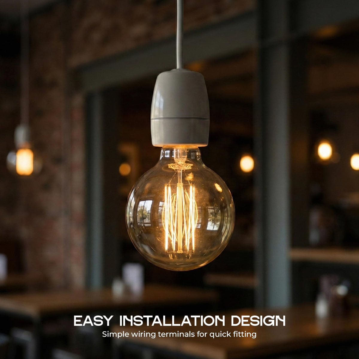 E27 Lamp Holders – White Heat-Resistant or Black Threaded - photo 9