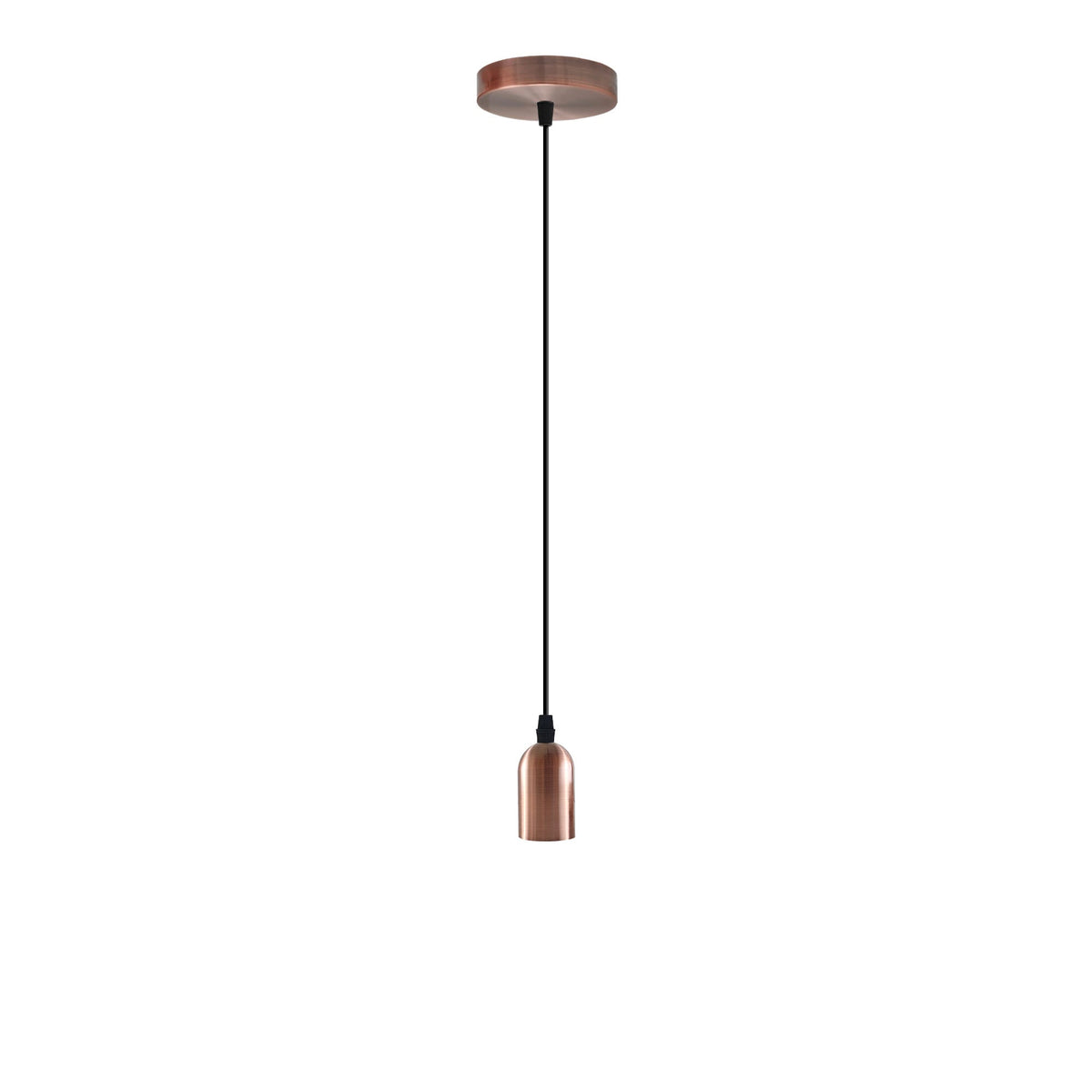 Pendant Light Fitting – E27 Metal Holder, 4 Finishes - photo 8