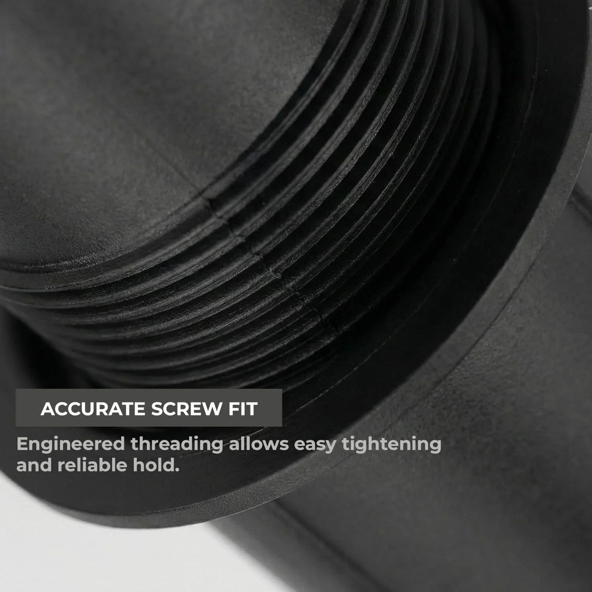 E27 Lampshade Retaining Ring – 40 mm, Black or White - photo 3