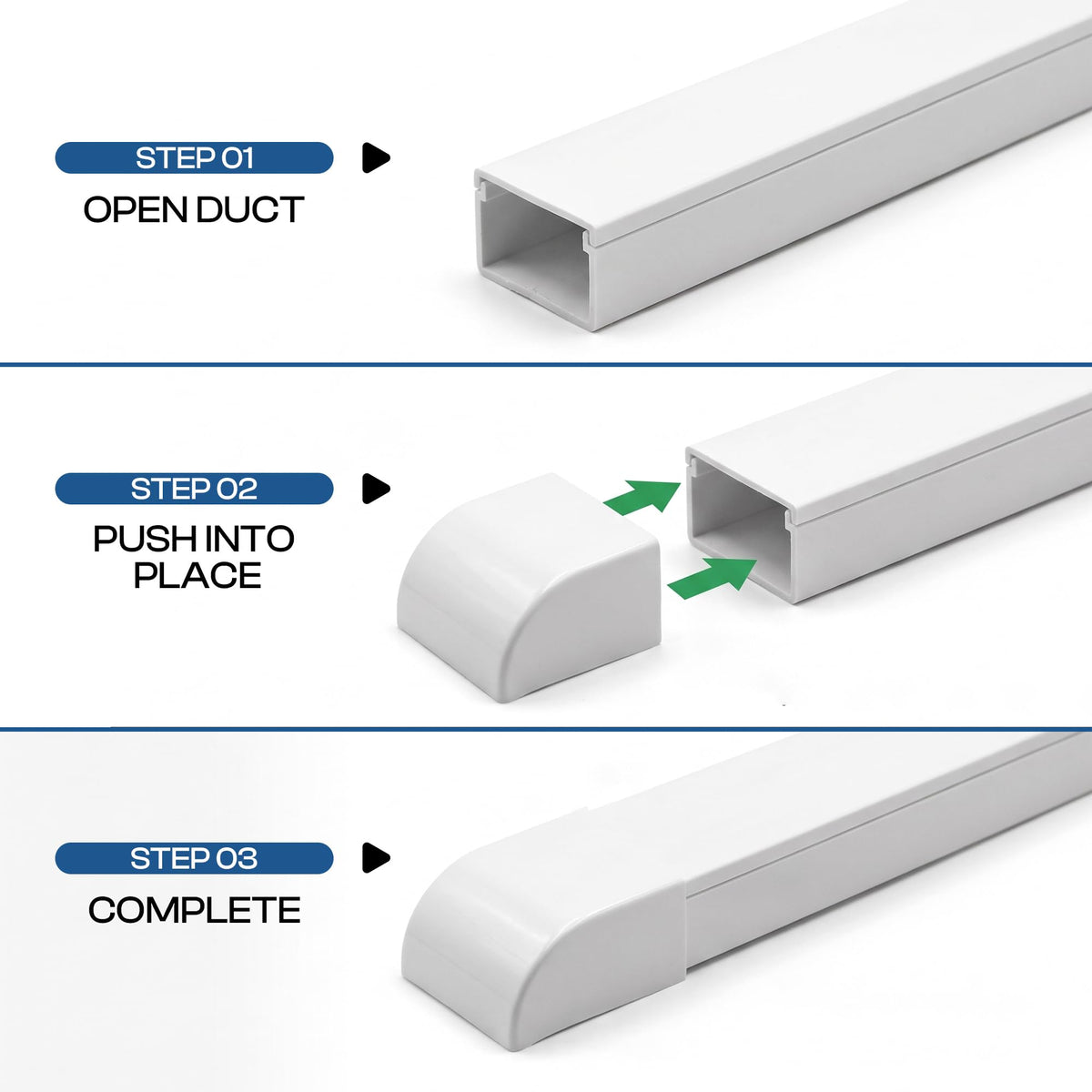 Electrical Cable Trunking End Cap - photo 4