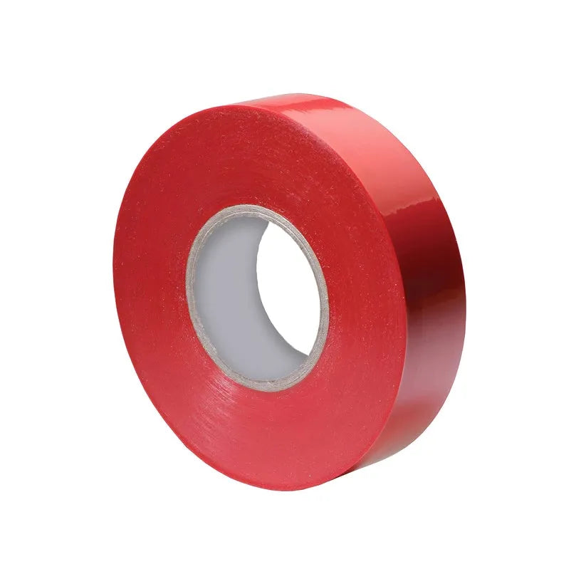 Electrical Insulation Tape 9m x 17mm Red PVC Flame Retardant Wire Repair - Single