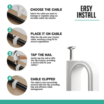 wire clips | cable clip tidy | cableclip | clip wall
