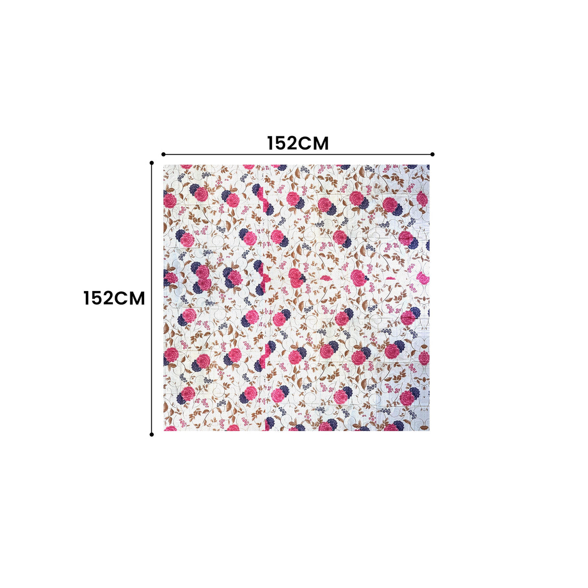 Floral Tablecloth – 4 Prints, Square or Rectangular, Wipe-Clean Polyester - photo 7