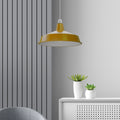 Industrial Enamel Lamp Shade 40 cm – Easy Fit, 6 Colours