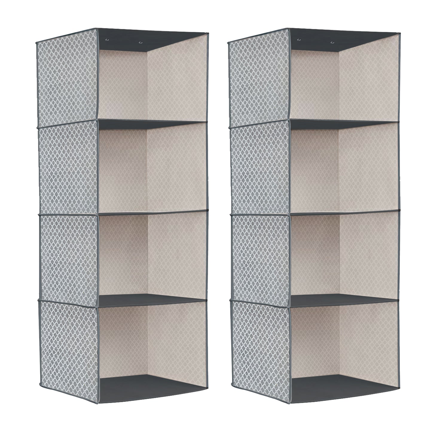 2 Pack Shelves Hanging Clothes 