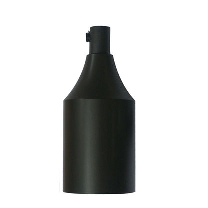 Bottle Shape E27 Lamp Holder – 8 Metal Finishes - Matt Black, Standard, Single