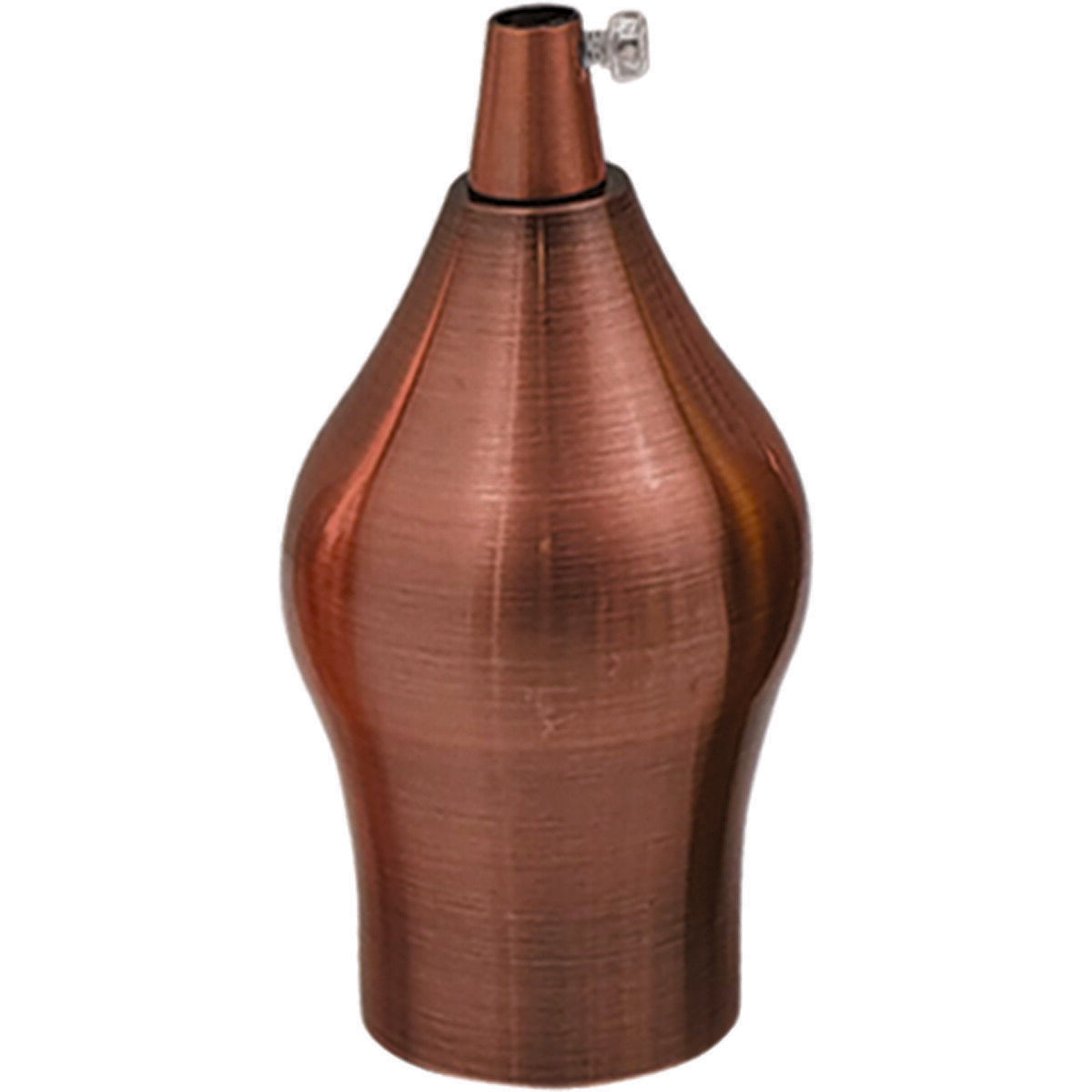 Curved E27 Lamp Holder – Electroplated Metal, 6 Finishes - Copper, Standard, Single