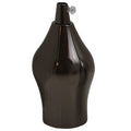Curved E27 Lamp Holder – Electroplated Metal, 6 Finishes - Shiny Black, Standard, Single