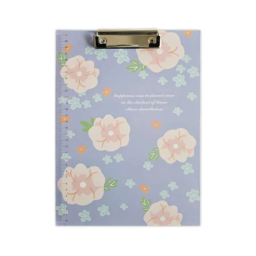 Cute Floral Metal Clipboard 