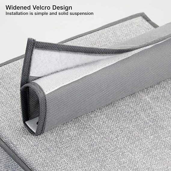 Hanging Wardrobe Organiser – 4 or 5 Shelves, Grey or Black, 1 or 2 Pack - photo 8