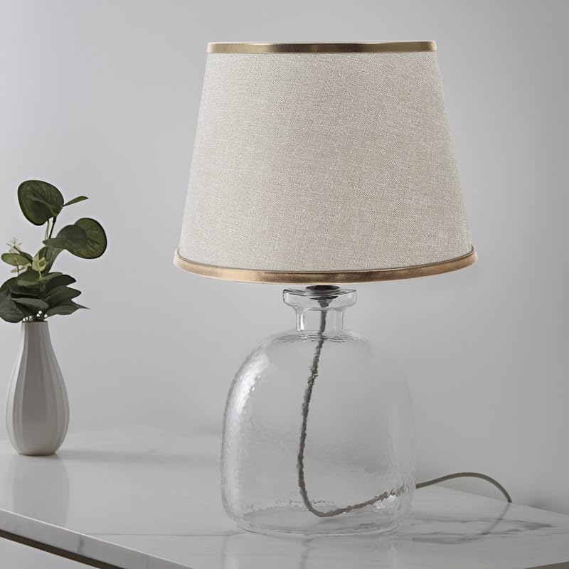 Fabric Lamp Shade 16-30 cm – Linen, Pleated or Cone, Easy Fit - photo 9