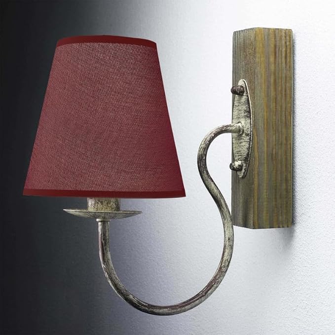 Fabric Lamp Shade 16-30 cm – Linen, Pleated or Cone, Easy Fit - photo 3