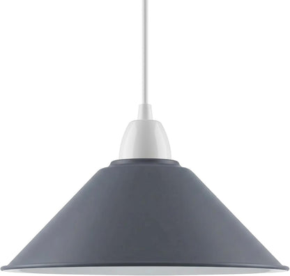 Flat Cone Lamp Shade 22 cm – Easy Fit, 28 Colours - photo 13