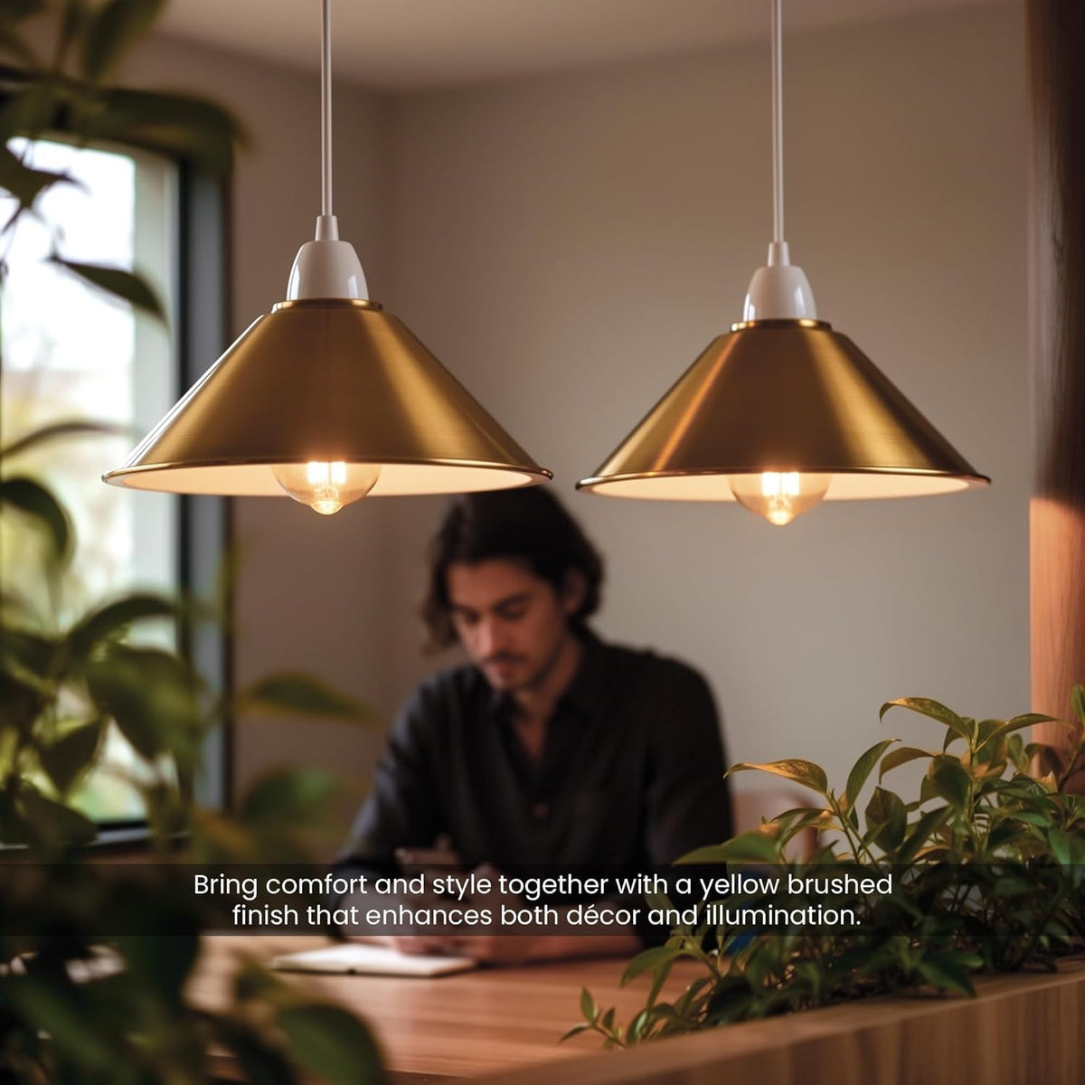 Flat Cone Lamp Shade 22 cm – Easy Fit, 28 Colours - photo 19