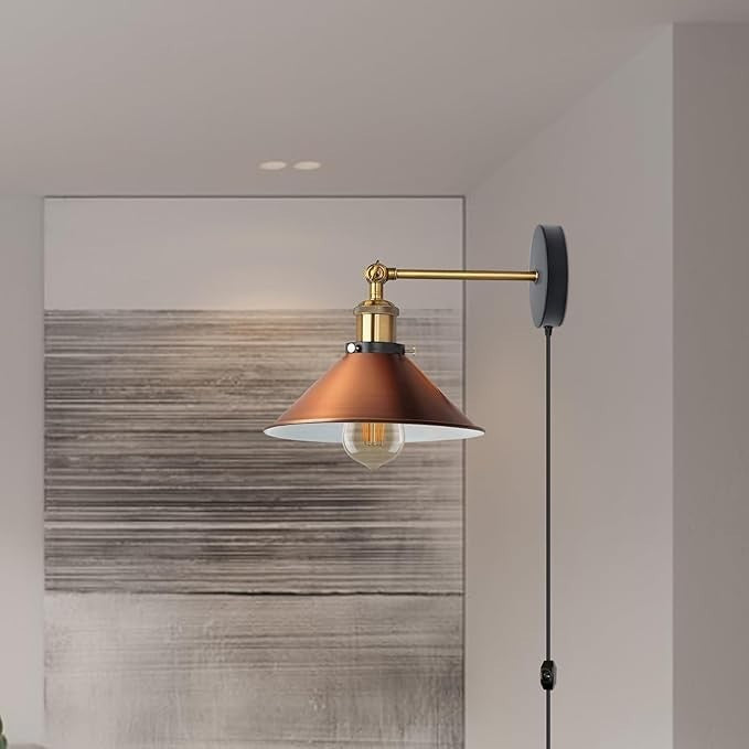 Flat Cone Lamp Shade 22 cm – Easy Fit, 28 Colours - photo 23