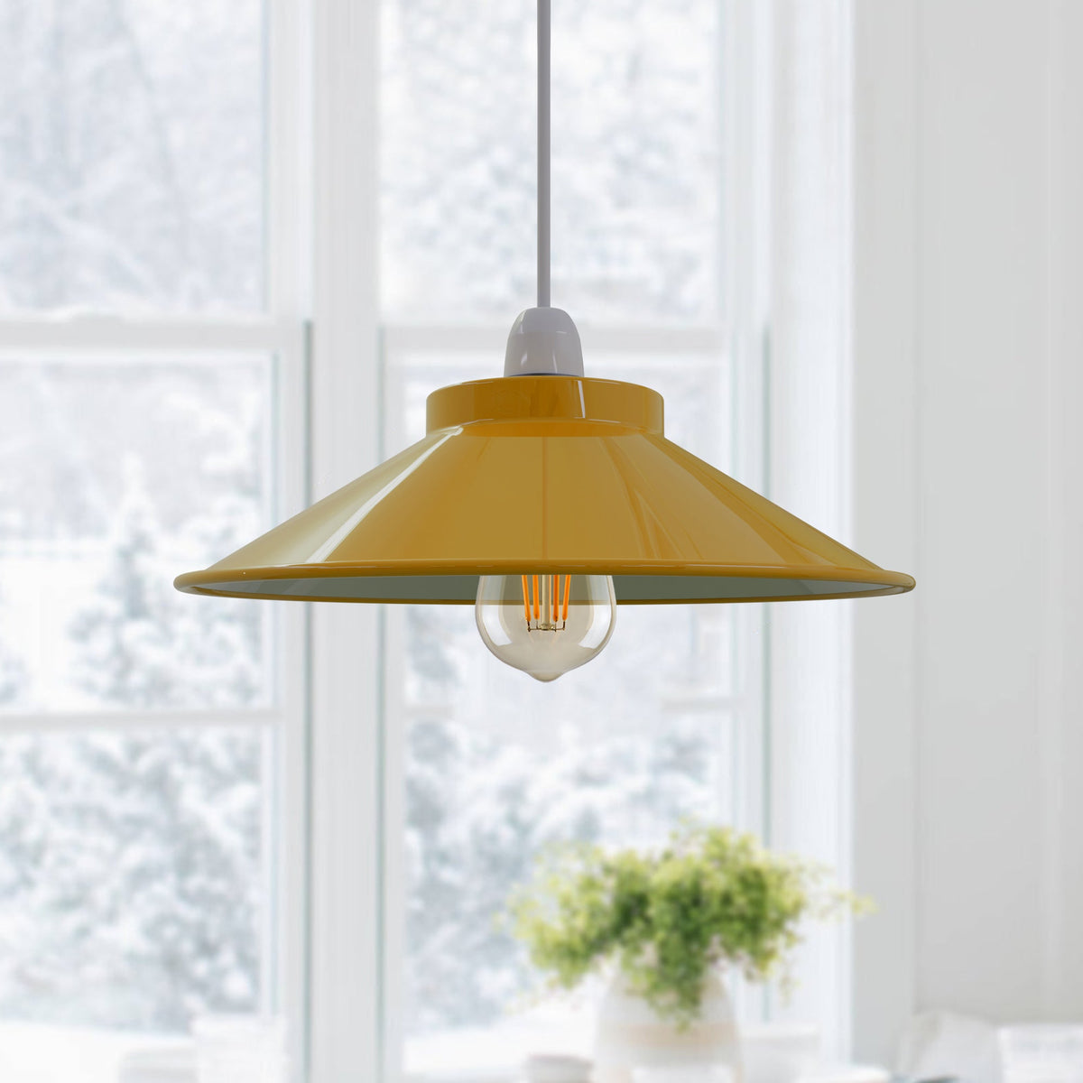 Flat Cone & Dome Lamp Shade – 25.5 or 32 cm, Easy Fit - photo 10