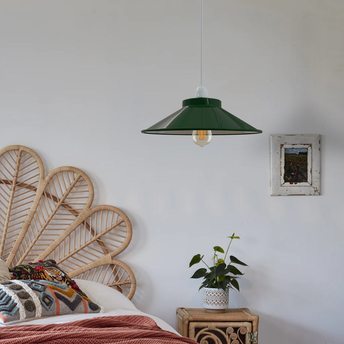 Flat Cone & Dome Lamp Shade – 25.5 or 32 cm, Easy Fit - photo 5