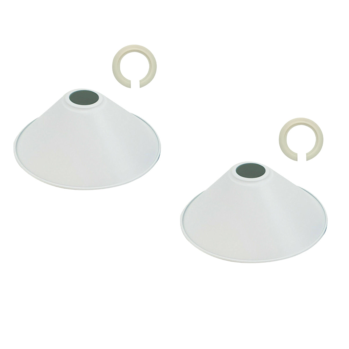 Flat Cone & Dome Lamp Shade – 25.5 or 32 cm, Easy Fit - photo 29