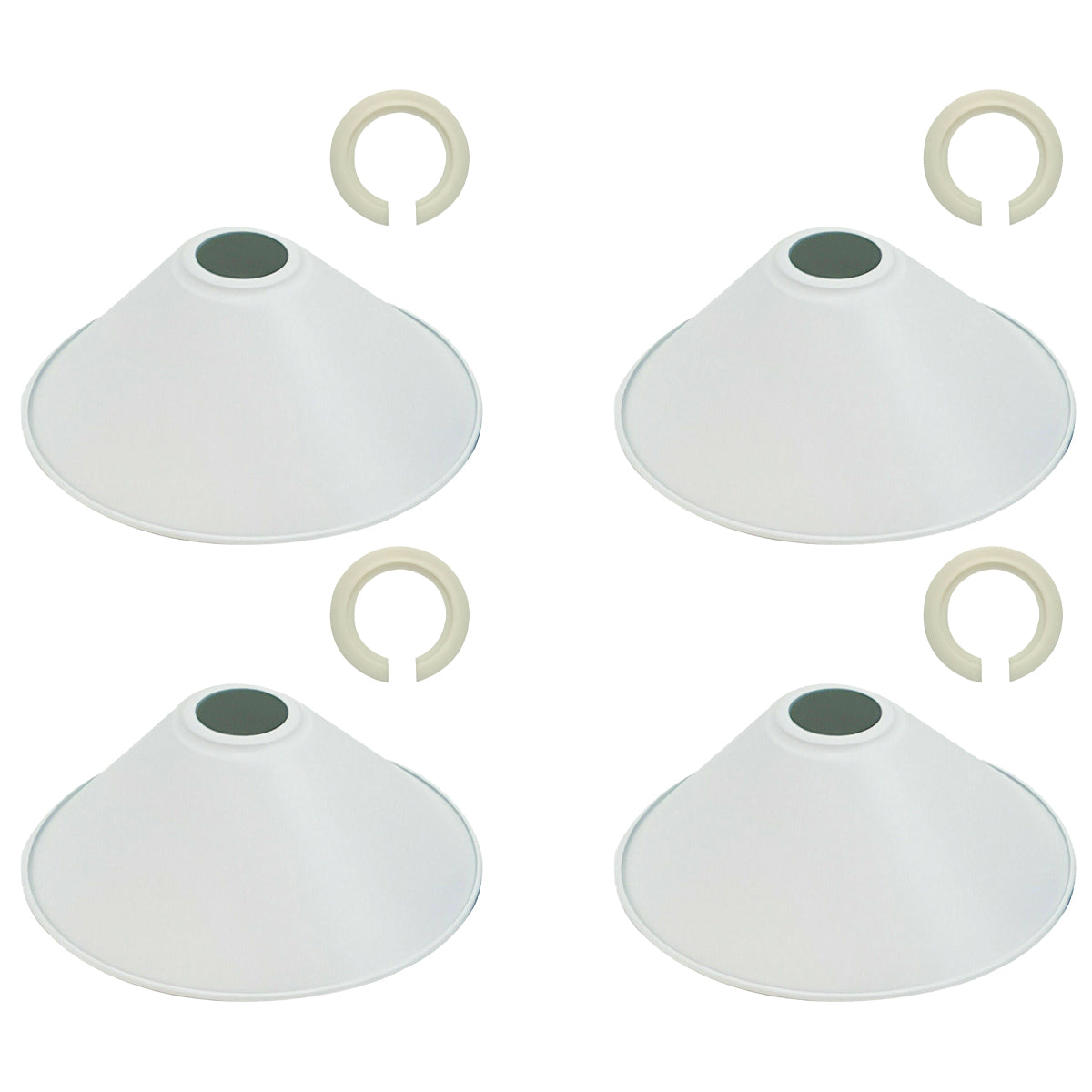 Flat Cone & Dome Lamp Shade – 25.5 or 32 cm, Easy Fit - photo 30