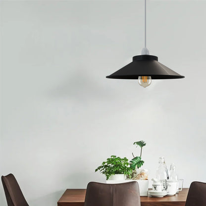 Flat Cone & Dome Lamp Shade – 25.5 or 32 cm, Easy Fit