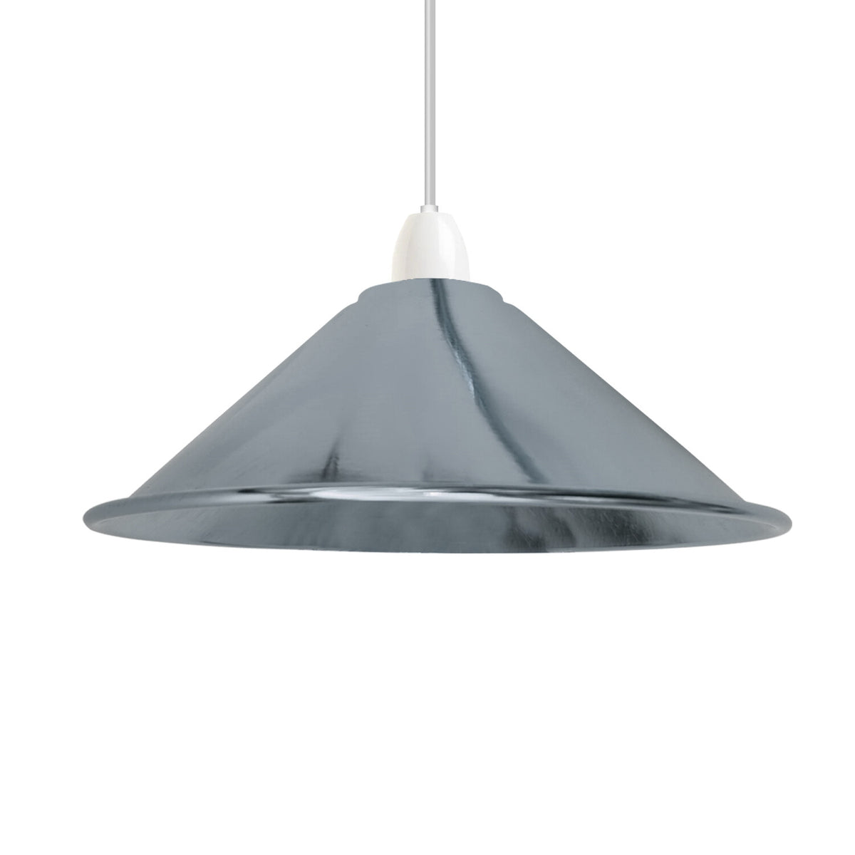 Flat Cone Lamp Shade 22 cm – Easy Fit, 28 Colours - photo 27