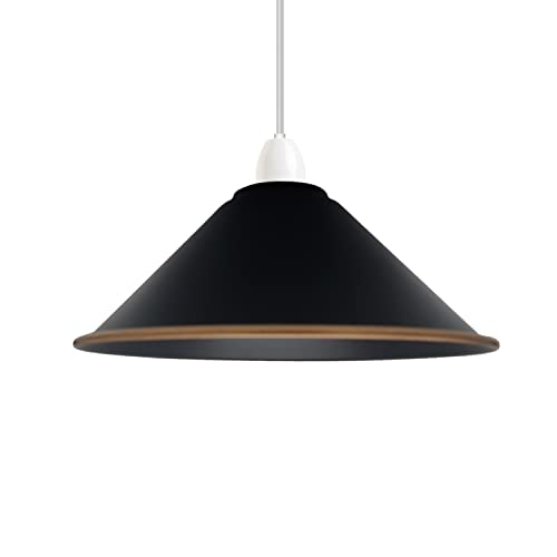 Flat Cone Lamp Shade 22 cm – Easy Fit, 28 Colours - photo 53