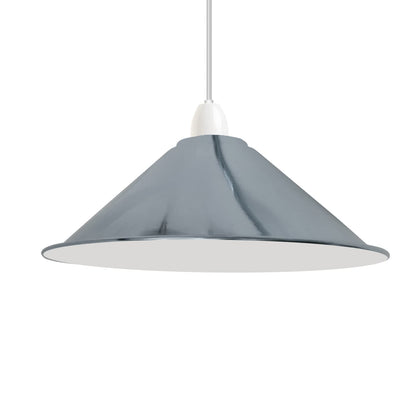 Flat Cone Lamp Shade 22 cm – Easy Fit, 28 Colours - photo 66