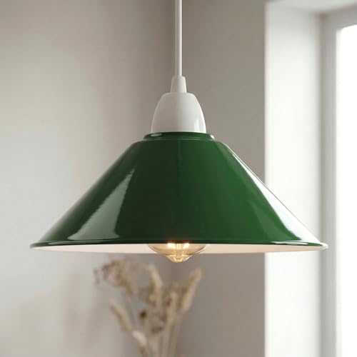 Flat Cone Lamp Shade 22 cm – Easy Fit, 28 Colours - photo 70