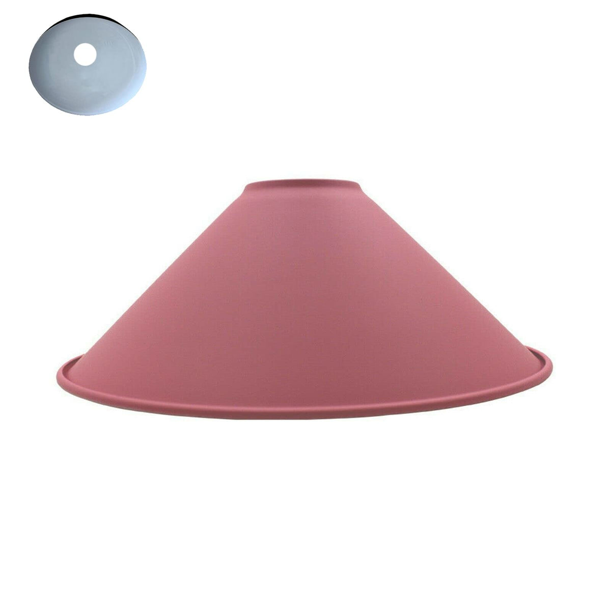 Flat Cone Lamp Shade 22 cm – Easy Fit, 28 Colours - photo 72
