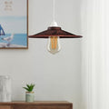 Flat Lamp Shade – 22 cm Metal Finishes or 40 cm Colours, Easy Fit