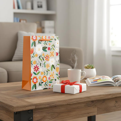 Floral Paper Gift Bags with Handles – Pack of 12, 4 Designs, 26 x 32 cm - photo 6
