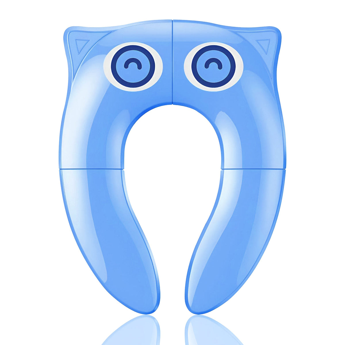 Folding Travel Potty Training Seat, Pack of 2 – Owl Design, Blue or Pink - photo 9